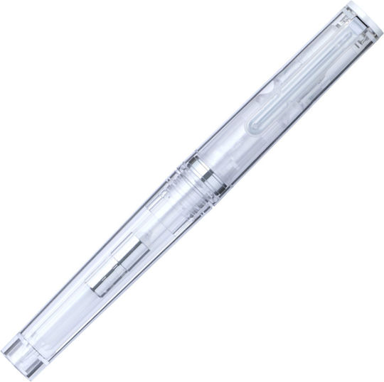 Sailor Fountain Pen Broad White Steel With White Ink