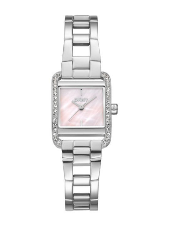 DKNY Mini Set Womens Watch 27mm Battery with Silver Steel Bracelet DKNY Mini Set Womens Watch 27mm Battery with Silver Steel Bracelet