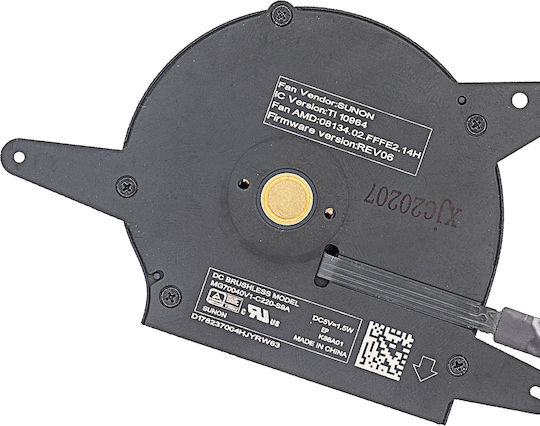 Процесорен Вентилатор Лаптоп MacBook Air 13" A1932 2018-2019 A2179 2020 A2337 2020