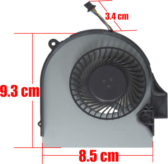 Ανεμιστηράκι Laptop Gpu Cooling Fan Acer Aspire V 17 Nitro Vn7-791 Vn7-791g Xrf-bp10a815-hj791g Eg75070s1-c060-s9c 023.1001u.0001 4pin Κωδ.81796