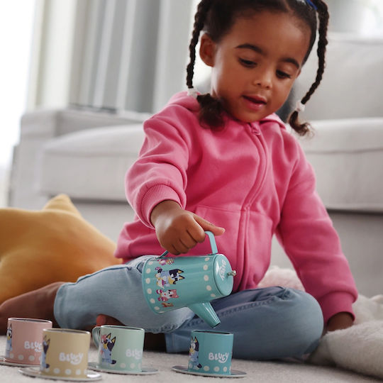 Micki Micki Spielzeug zum Spielen Teeservice Spielzeug aus Hölzernes Material 20 Stück