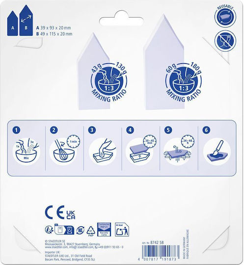 Fimo Gie?form Bowl Houses Molding Form 'Houses' 2pcs Fimo Staedtler