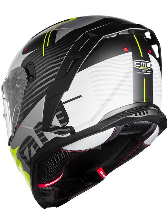 CMS GTRS On Plain Full Face με Sun Visor ECE 22.06 CMS GTRS On Plain Full Face με Sun Visor ECE 22.06