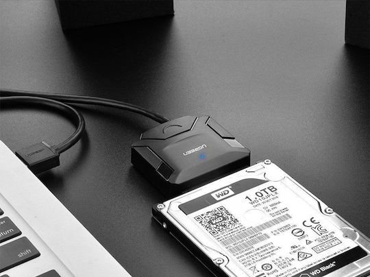 Ugreen CR108 Αντάπτορας SATA to USB 3.0 5Gbps Data Transfer HDD SSD Χωρίς Τροφοδοτικό Μαύρο