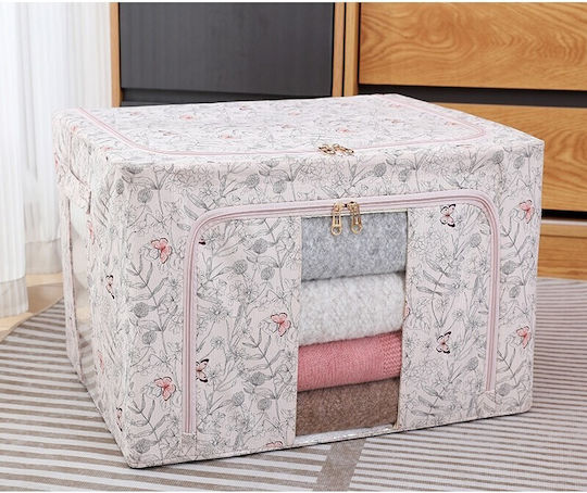 Flippy Kunststoff Kleideraufbewahrung Box in Rosa Farbe 50x40x33cm
