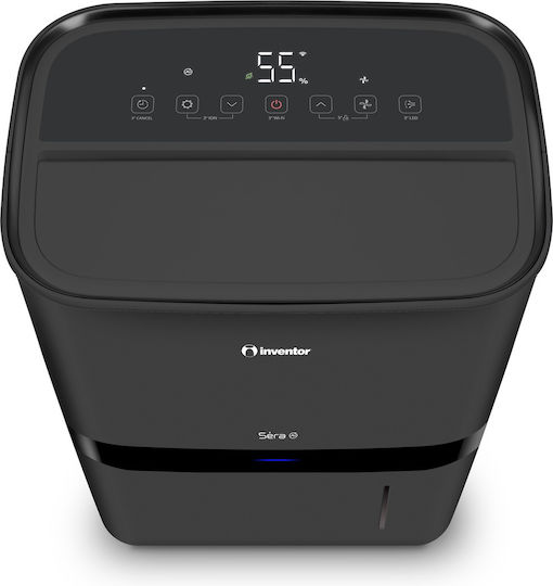 Inventor Sera Dehumidifier with Compressor Ionizer and Wi-Fi 16lt Black