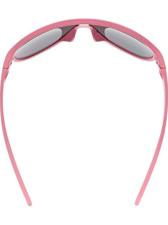 Uvex Sportstyle 512 Kinder-Sonnenbrillen mit Spiegel Rosa