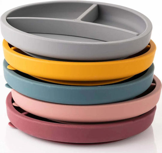 Eco Rascals Kinderteller aus Silikon Blau