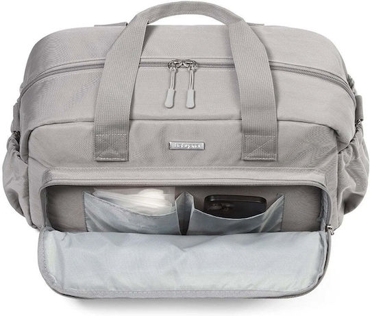 Babyono Τσάντα Μαιευτηρίου Ώμου/Χειρός Γκρι 40x20x25εκ.