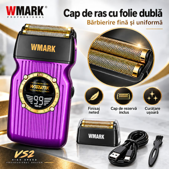WMARK BIRAI1238 Фолиева Самобръсначка За Тяло Акумулаторна