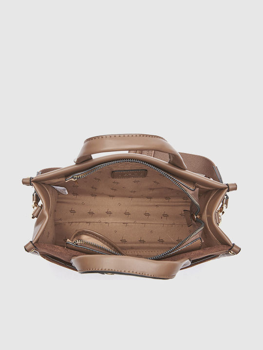 Damenhandtasche / Schultertasche / Crossbody-Tasche Puder