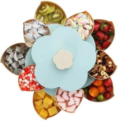 Suport Plastic Pentru Turn De Desert Albastru P26xL26xÎ11.5cm