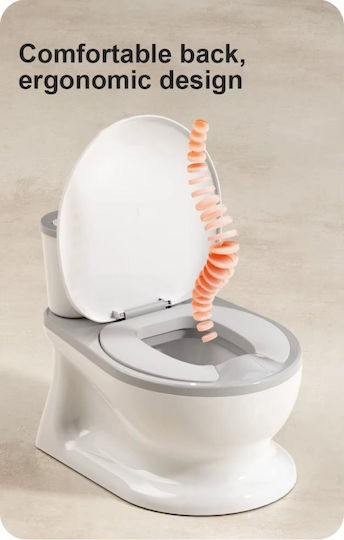 Little Mom Pottie Toilet with Lid Blue