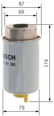Bosch Горивен филтър F 026 402 088