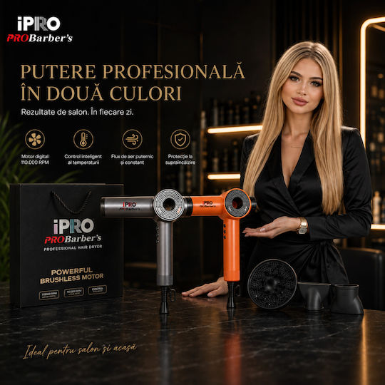 Ionic Επαγγελματικό Πιστολάκι Μαλλιών με Φυσούνα 1800W