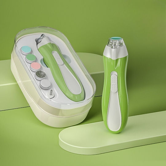 Pilă electrică pentru bebeluși verde