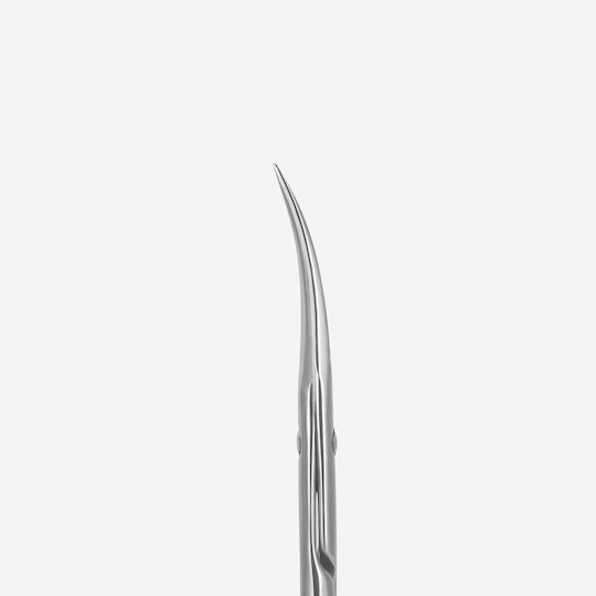 Staleks Nail Scissors Pro Stainless with Curved Tip Cuticles Silver 1 Piece