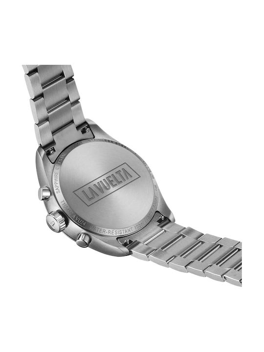 Tissot Pr 100 Herrenuhr Chronograph Batterie mit Silber Metallarmband