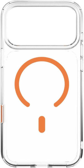 Handyhülle iPhone 18 Pro Max 17 Pro Max Spacecase Klare Magsafe Hart Transparent Magsafe Orange 5905719144203