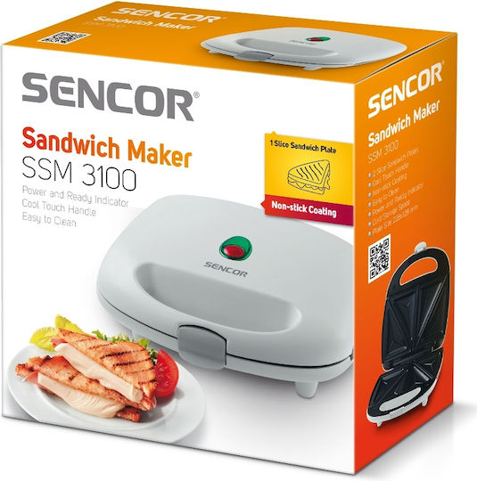 Sencor Sandwich-Maker für 2 Toasts 700W Weiße