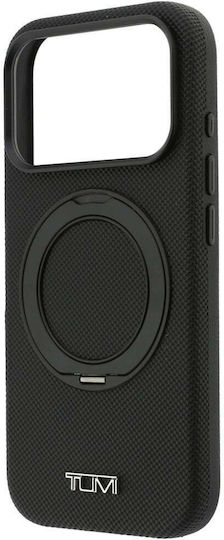 Tumi Ballistic Husă Ring Stand Magsafe iPhone 18 Pro 17 Pro Neagră