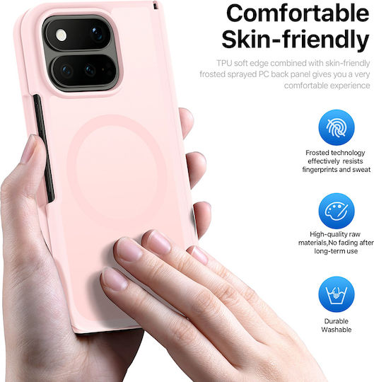 Dux Ducis Yind Magsafe Serie Google Pixel 11 Pro Klapp Helle Rosa