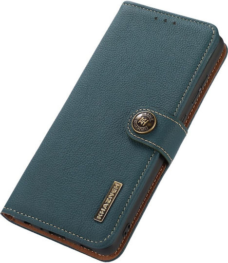 Khazneh Lederhülle Brieftasche Grün Google Pixel 11 Pro XL 5G