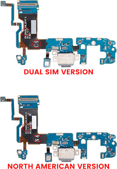 Charging Port Flex Cable Samsung Galaxy S9 Plus G9650 Dual Sim Version