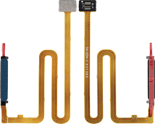Cablu flexibil pentru cititor de amprentă Samsung Galaxy A03s A037u 2021 Albastru