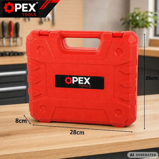 Opex Tools OPX28033 Ударен Акумулаторен Дрел-Винтоверт 21V 2x1.5Ah