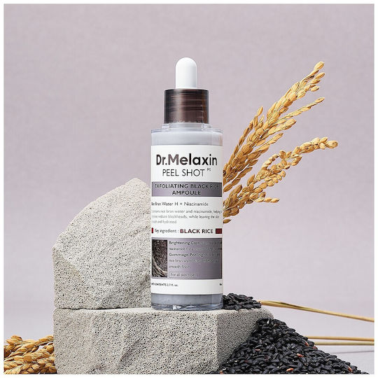 Dr. Melaxin Peel Shot Exfoliating Black Rice Serum for Face Peeling 80ml