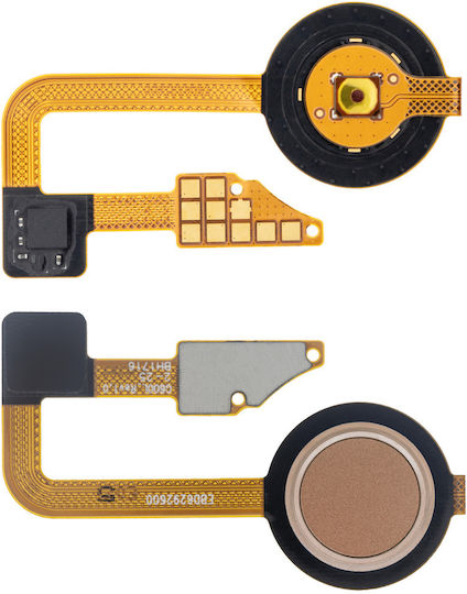 Fingerprint Home Button Sensor & Power Sensor Flex Cable Lg G6 Terra Gold