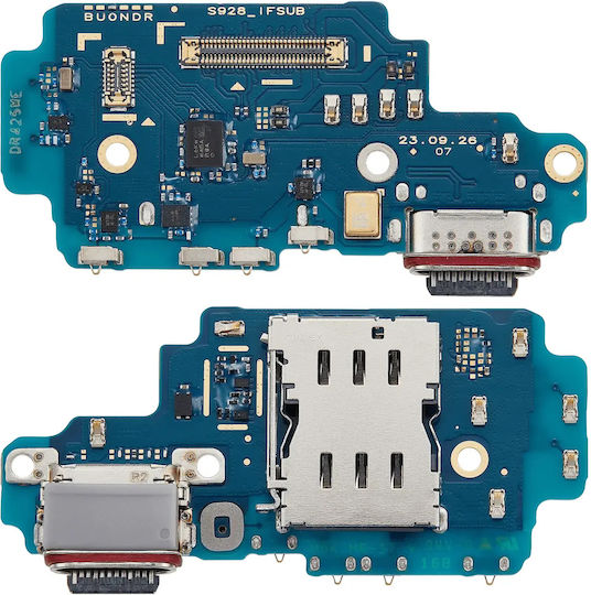 Charging Port Board Sim Card Reader Samsung Galaxy S24 Ultra 5g S9280 Dual Card Version Premium