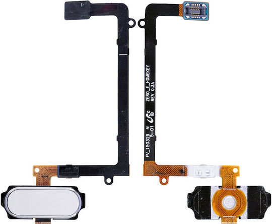 Home Button Flex Cable Samsung Galaxy S6 Edge White