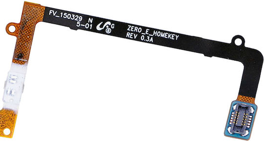 Home Button Flex Cable Samsung Galaxy S6 Edge Blue