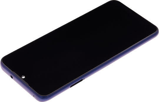 LCD модул с рамка Motorola Moto G Play Xt2093 2021 оригинален OEM мъгливо син