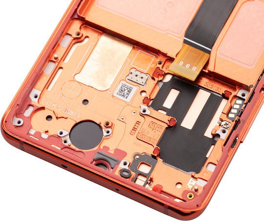 Oled Assembly Frame Huawei P30 Pro Aftermarket Plus Orange