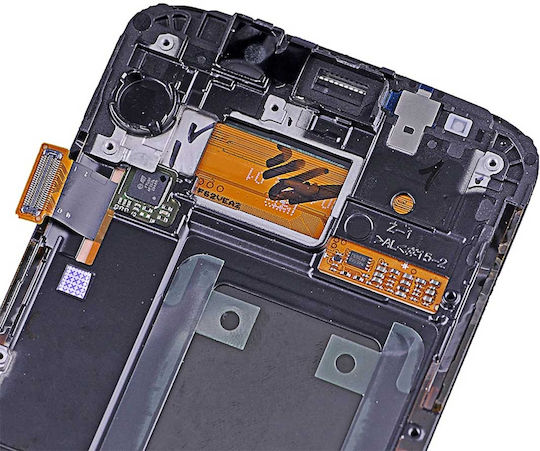 Oled Assembly Frame Samsung Galaxy S6 Edge Cdma Verizon Sprint Service Pack Black Sapphire