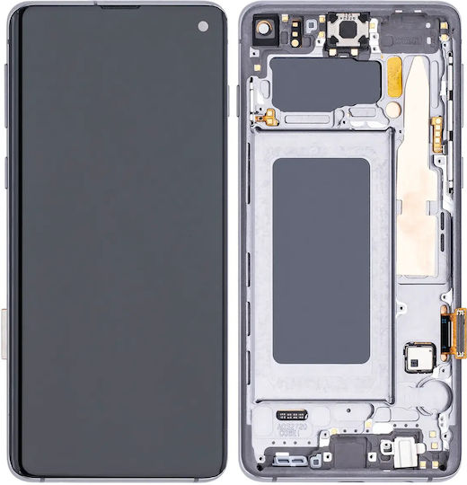 Oled Assembly Frame Samsung Galaxy S10 Aftermarket Plus Prism Ceramic Black