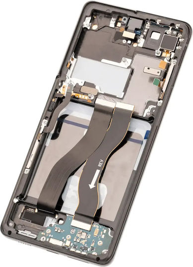 Oled Assembly Frame Samsung Galaxy S21 Ultra 5g Aftermarket Plus 120hz Phantom Black