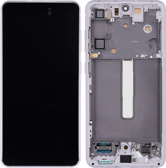 Oled Assembly Frame Samsung Galaxy S21 Fe 5g Us & International Version Aftermarket Plus 120hz Lavender