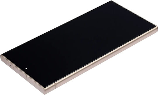 Oled Assembly Frame Samsung Galaxy S24 Ultra Us & International Version Aftermarket Plus 120hz Titanium Yellow