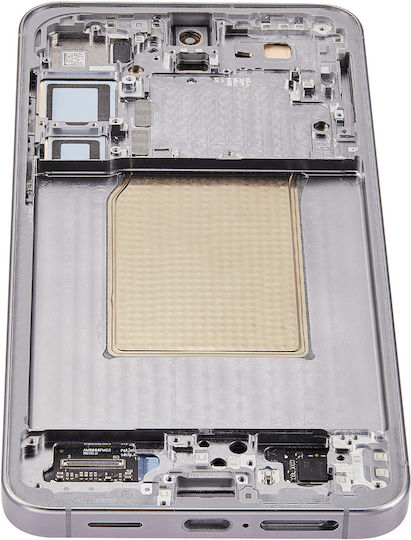 OLED Ersatzbildschirmrahmen Samsung Galaxy S25 Plus 5G US & International Version Aftermarket Plus 120Hz Silber Shadow