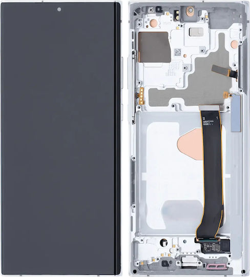 Oled Assembly Frame Samsung Galaxy Note 20 Ultra 5g Aftermarket Pro 120hz Mystic White