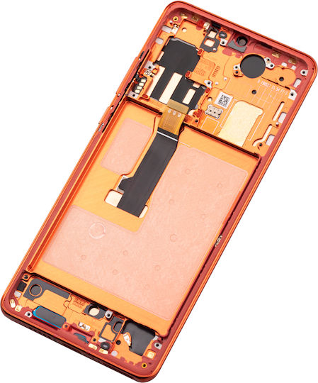 Oled Assembly Frame Huawei P30 Pro Aftermarket Plus Orange