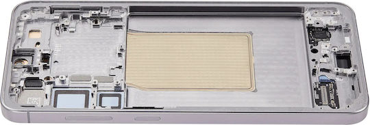 OLED Ersatzbildschirmrahmen Samsung Galaxy S25 Plus 5G US & International Version Aftermarket Plus 120Hz Silber Shadow