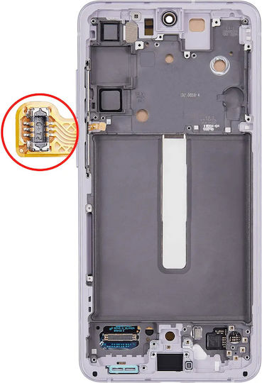 Oled Assembly Frame Samsung Galaxy S21 Fe 5g Us & International Version Aftermarket Plus 120hz Lavender
