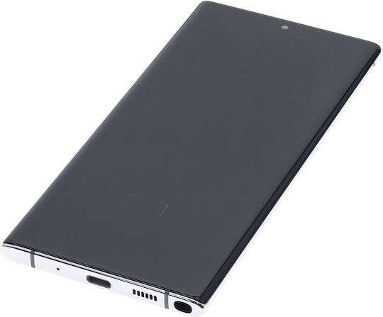 Oled Assembly Frame Samsung Galaxy Note 10 Plus 5g Aftermarket Plus Aura White