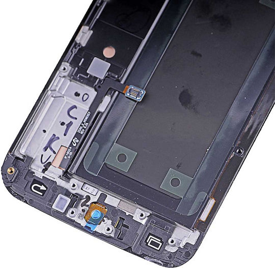 Oled Assembly Frame Samsung Galaxy S6 Edge Cdma Verizon Sprint Service Pack Gold