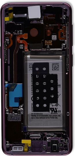 Oled Asamblare cu ramă Samsung Galaxy S9 Service Pack Violet Liliac
